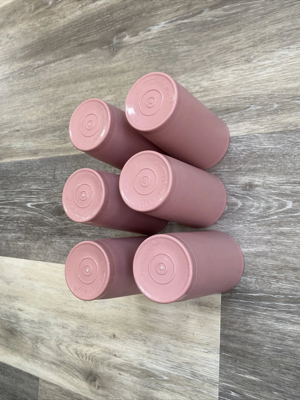 Vintage Set of 6 Tupperware 12 oz Tumblers 873 15 Pink | eBay