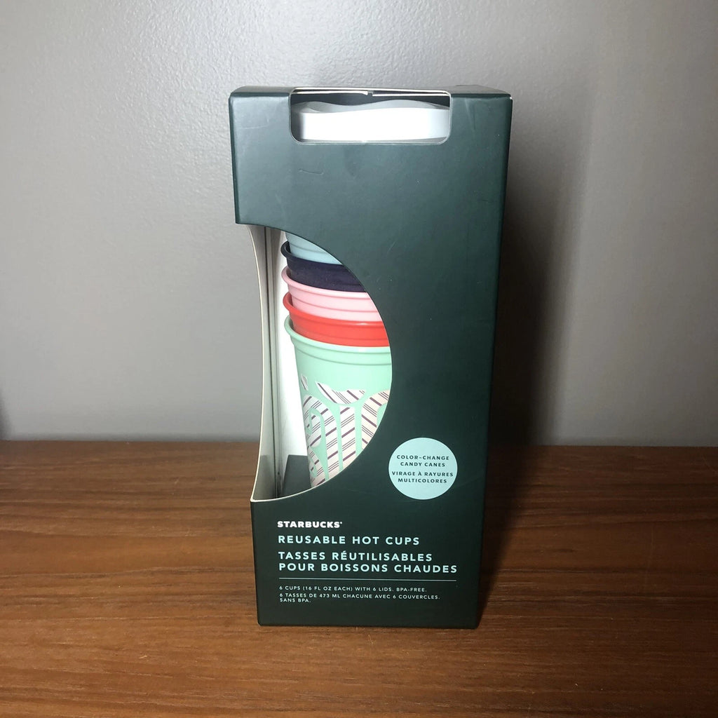 Starbucks Color Changing Hot Cups Holiday 2020 6 Cups 16 fl oz each NEW | eBay
