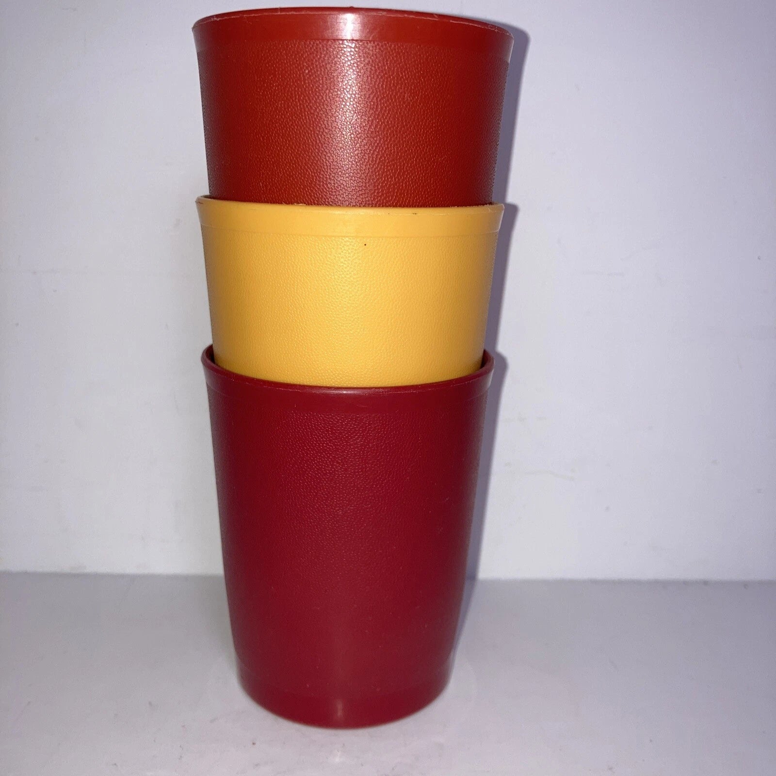 Vintage TUPPERWARE Juice Cups/Tumblers Set of 3 Harvest Colors #1251 6 ounce | eBay
