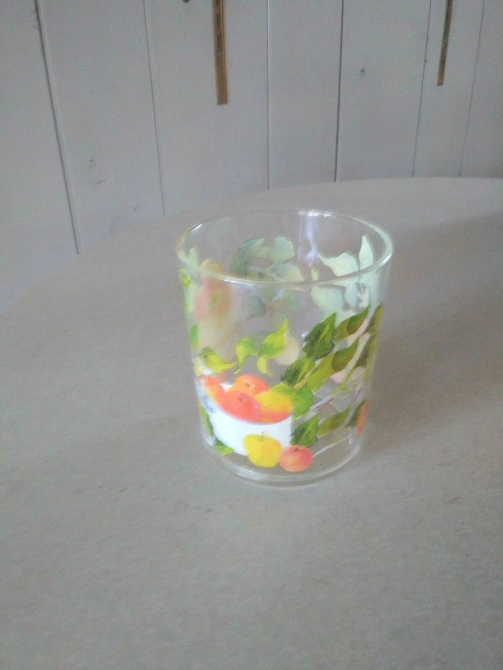 Keller Charles Phila PA Made exclusively Twelve Glasses Unique Fruit Design New | eBay