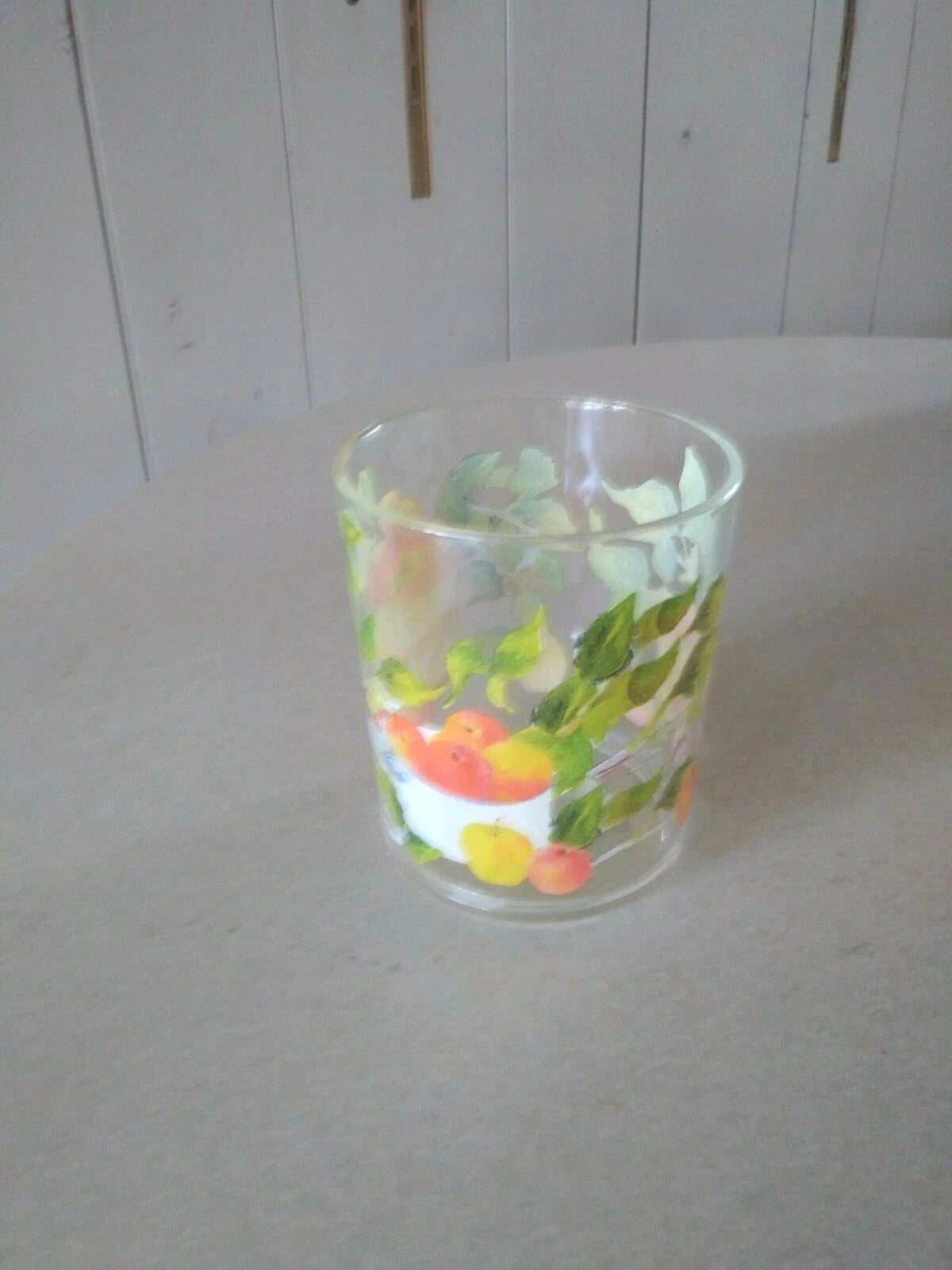 Keller Charles Phila PA Made exclusively Twelve Glasses Unique Fruit Design New | eBay