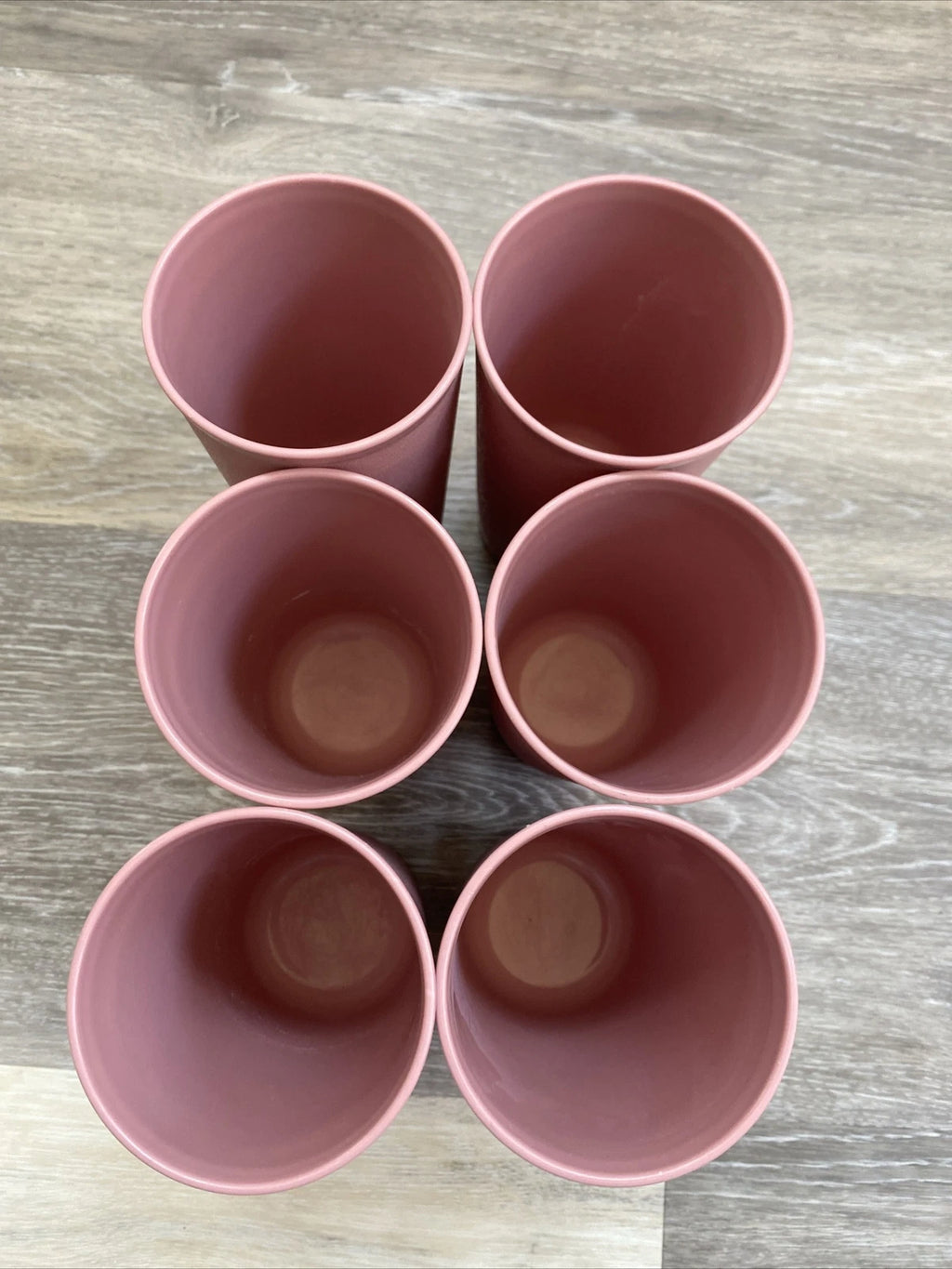 Vintage Set of 6 Tupperware 12 oz Tumblers 873 15 Pink | eBay