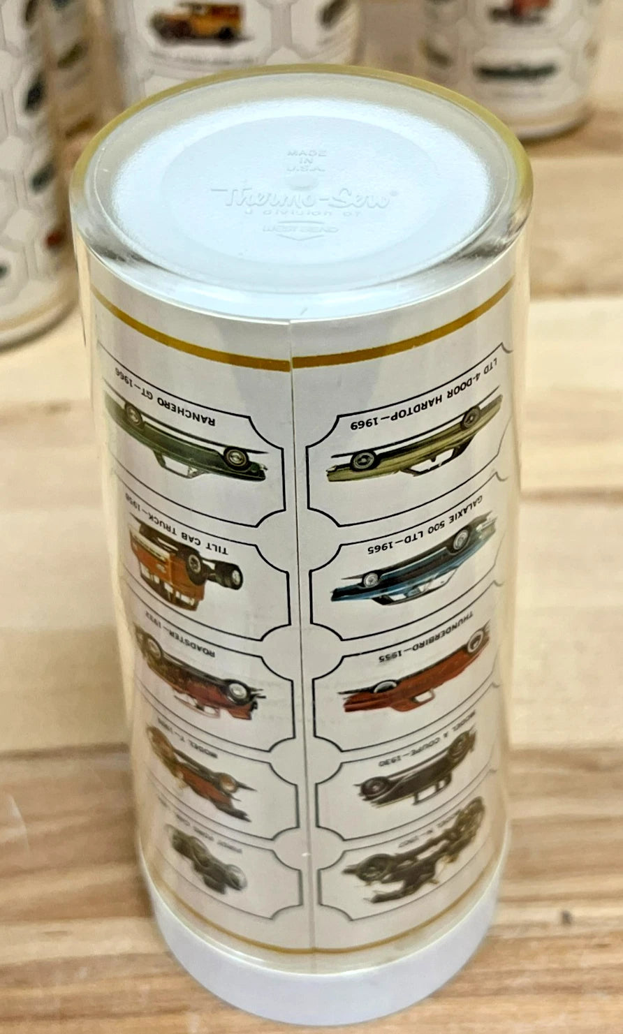 West Bend Thermo-Serv Classic Ford Cars 10 oz Tumblers - Set of 6 | eBay