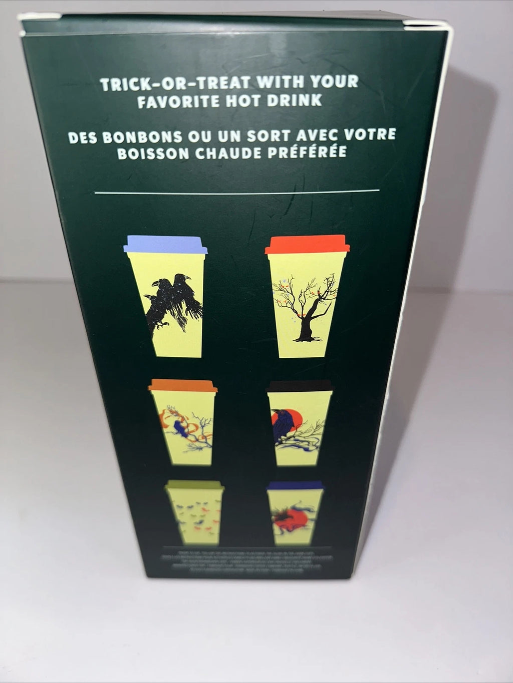 Starbucks Halloween 2022 Set of 6 Reusable Glow In The Dark Hot Cups NEW in Box | eBay