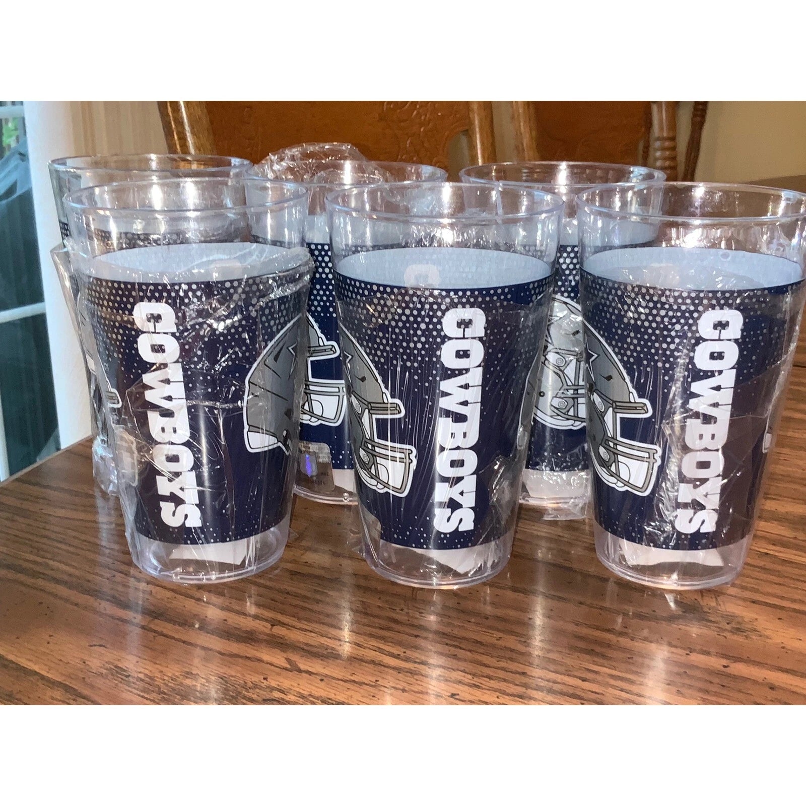 Bundle of 6 Dallas Cowboys Plastic Tumblers Set of 6 Cups Football Team Party | eBay