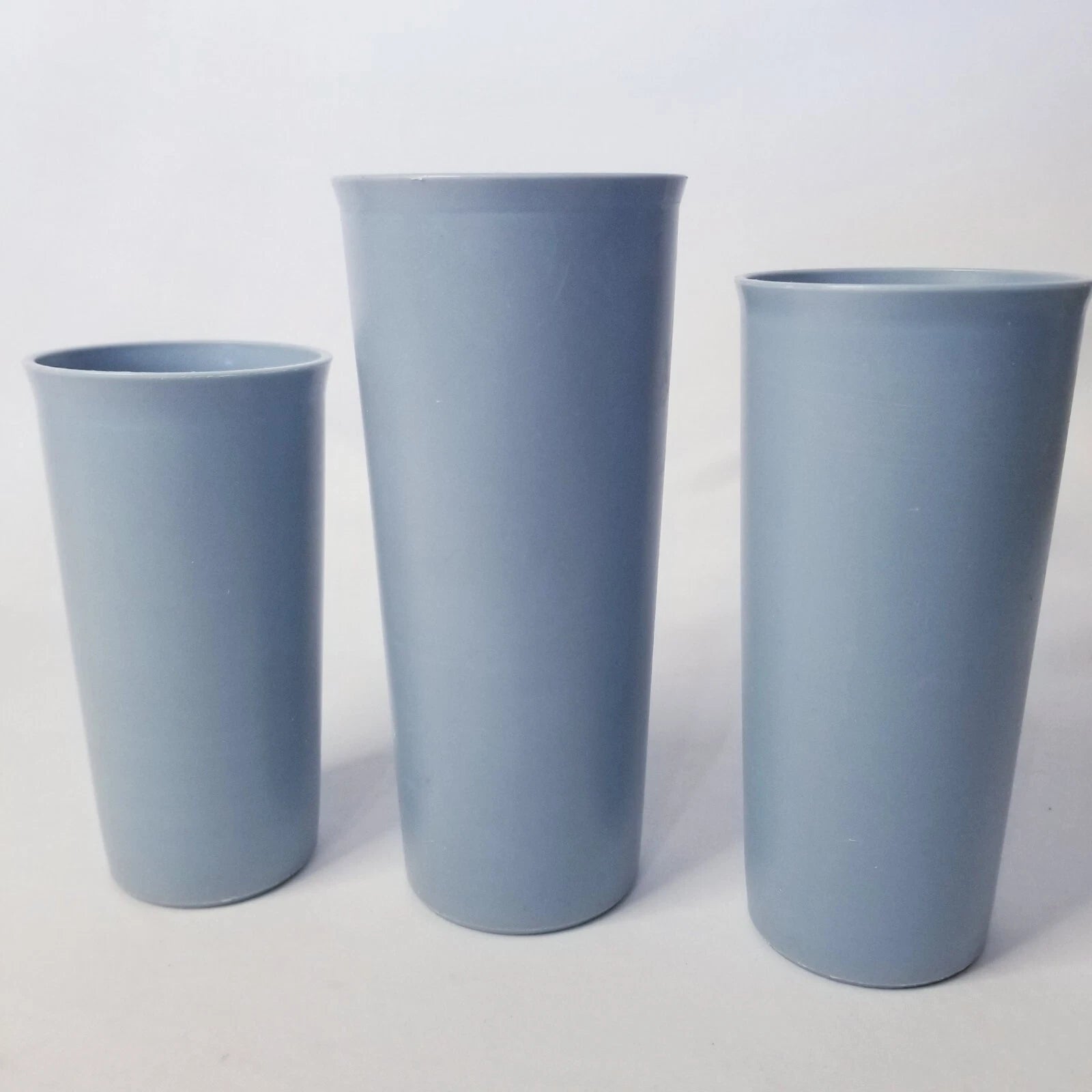 Set of 3 Tupperware Nesting Tumblers Blue Cups 107-33 / 115-6 / 116-11 | eBay