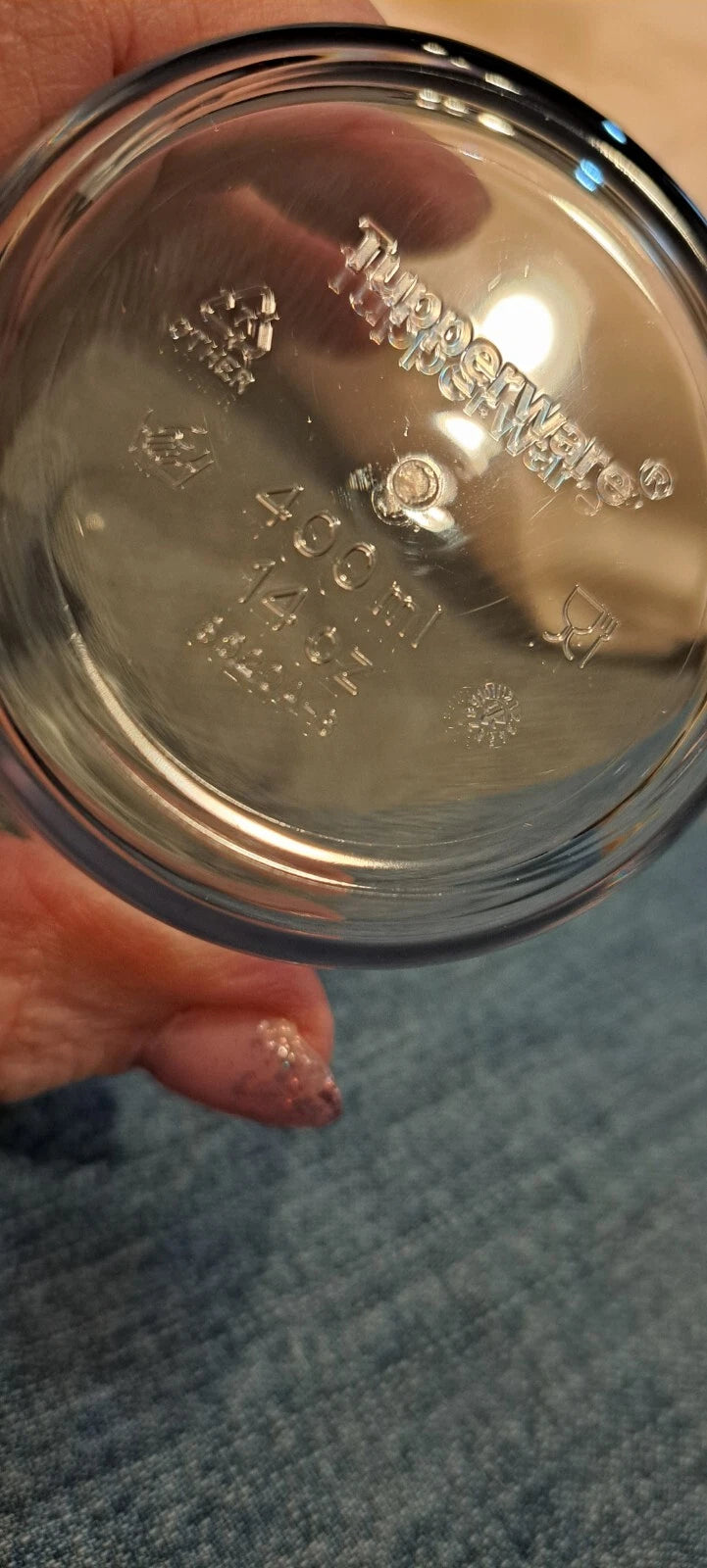 Tupperware Clear Tumblers 14 oz. 8520A Set of 4 Glasses New Clearly Elegant | eBay