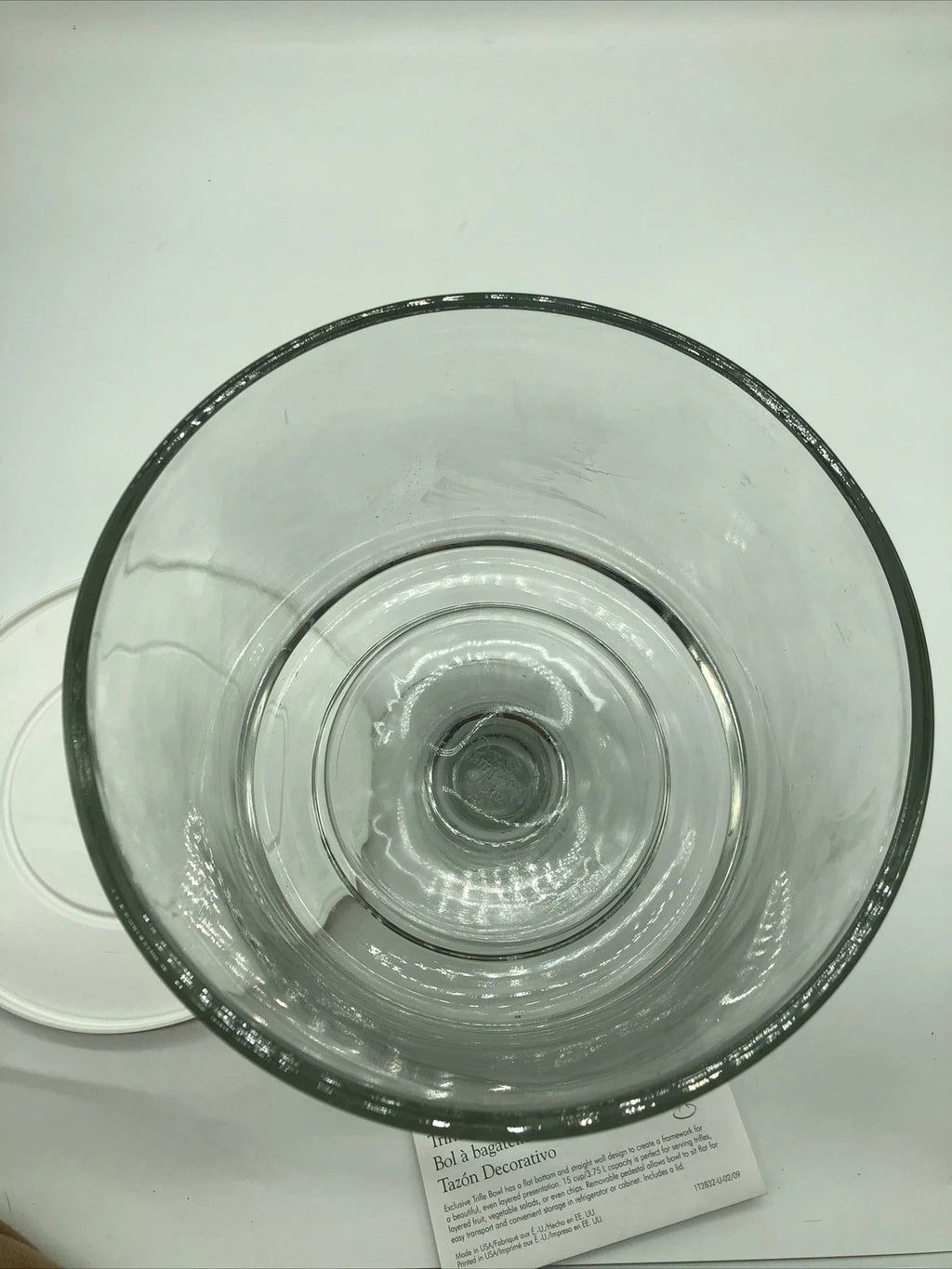 The Pampered Chef Glass Trifle Bowl #2832 Lid & Stand 15 Cup Capacity Retired | eBay