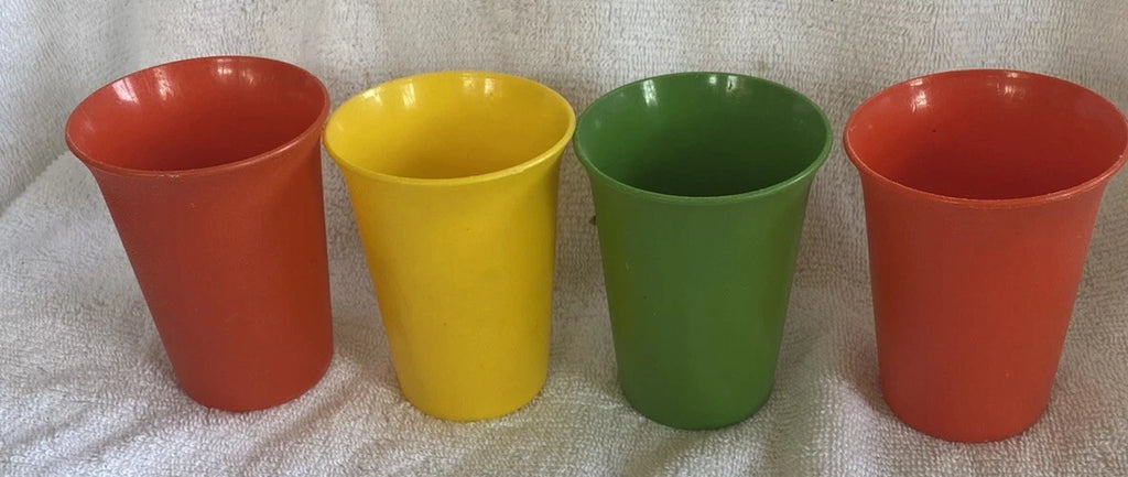 Set of 4 Tupperware Stackable Pastel Juice Glasses Tumblers 6 oz. | eBay