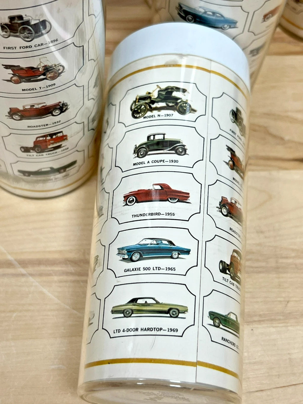 West Bend Thermo-Serv Classic Ford Cars 10 oz Tumblers - Set of 6 | eBay