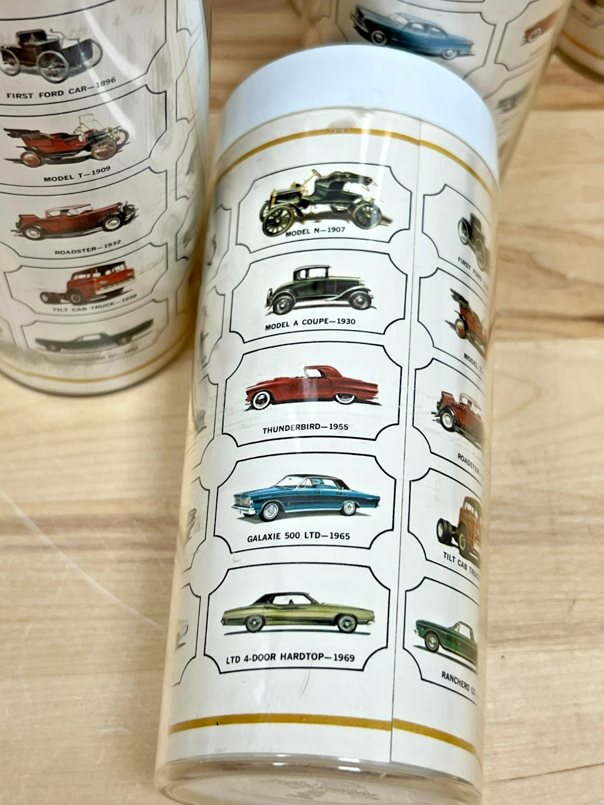 West Bend Thermo-Serv Classic Ford Cars 10 oz Tumblers - Set of 6 | eBay