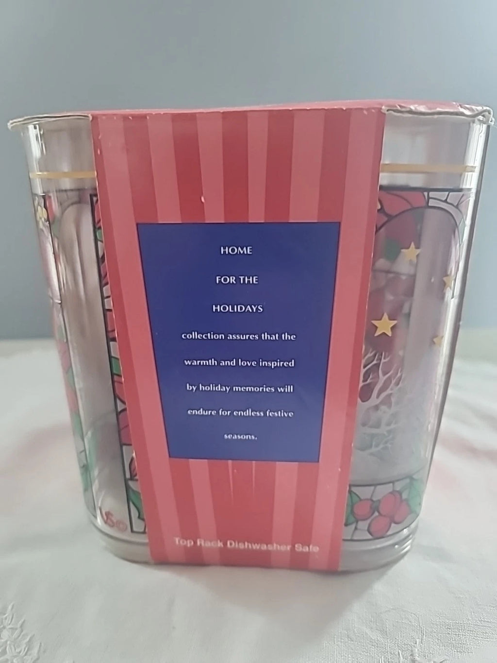 Vintage Christmas Poinsettia Acrylic Tumblers 20oz Thermo-Serv USA Set of 4 NEW | eBay