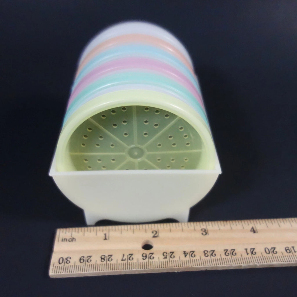 Tupperware Wagon Wheel Coasters 567 Caddy Rack Holder Foam Set of 6 Vintage | eBay