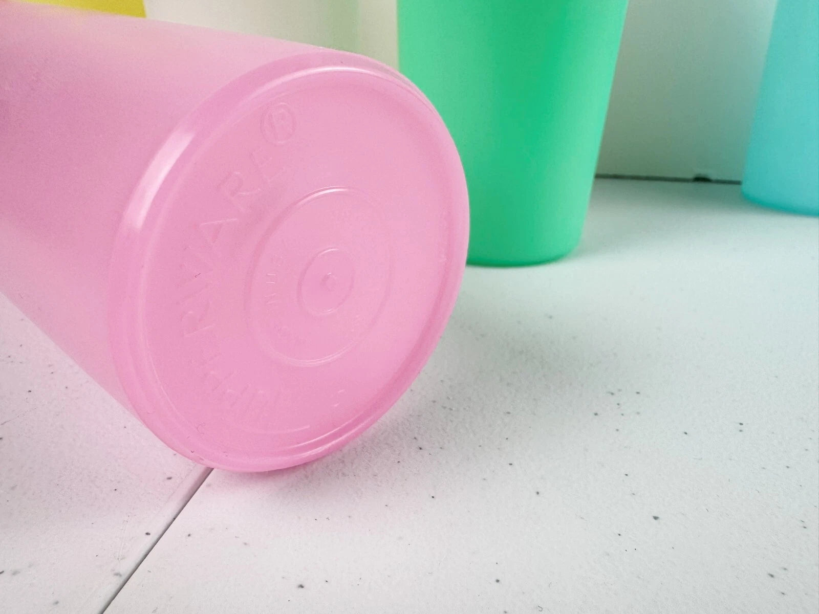 6 Vintage Pastel Tupperware Tumbler 16oz Plastic Cups #107 New Old Stock MINT | eBay