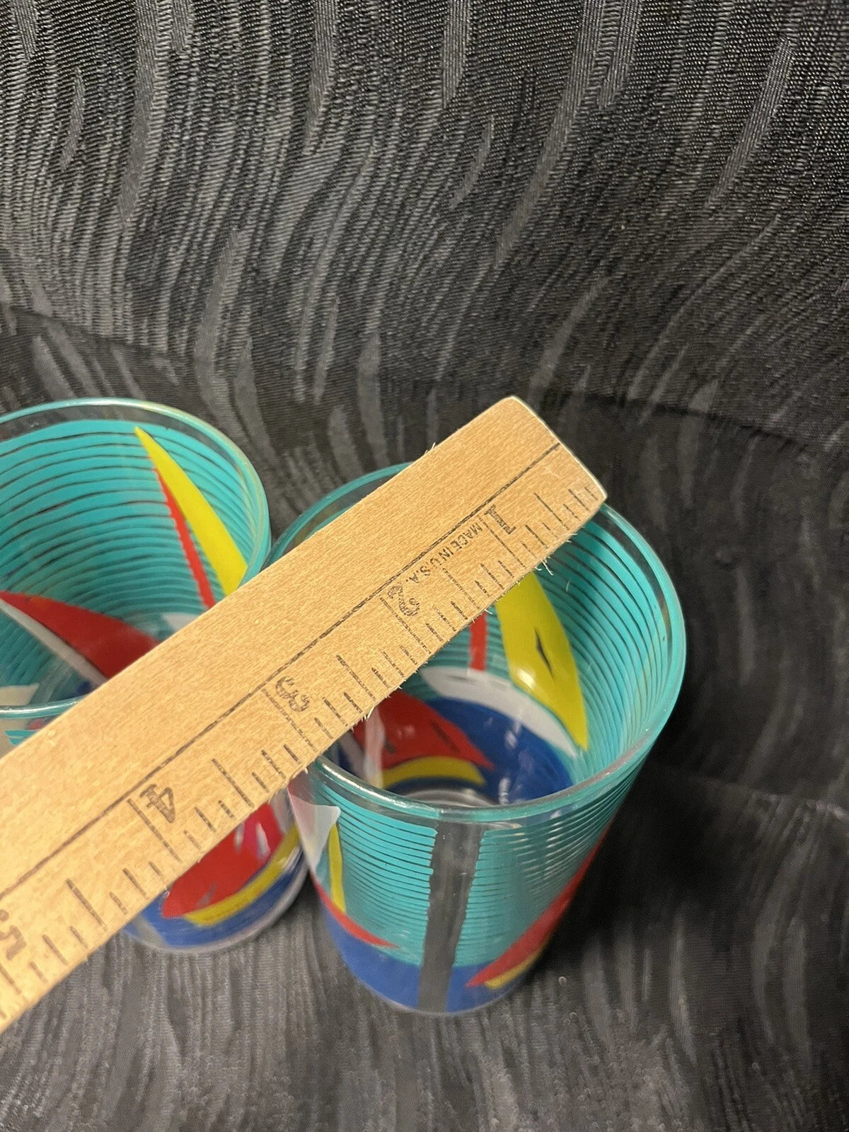 Vtg Set of ( 4 ) 16oz Gucki Stotter Acrylic Tumbler Glasses Sailboats 80s Ocean | eBay