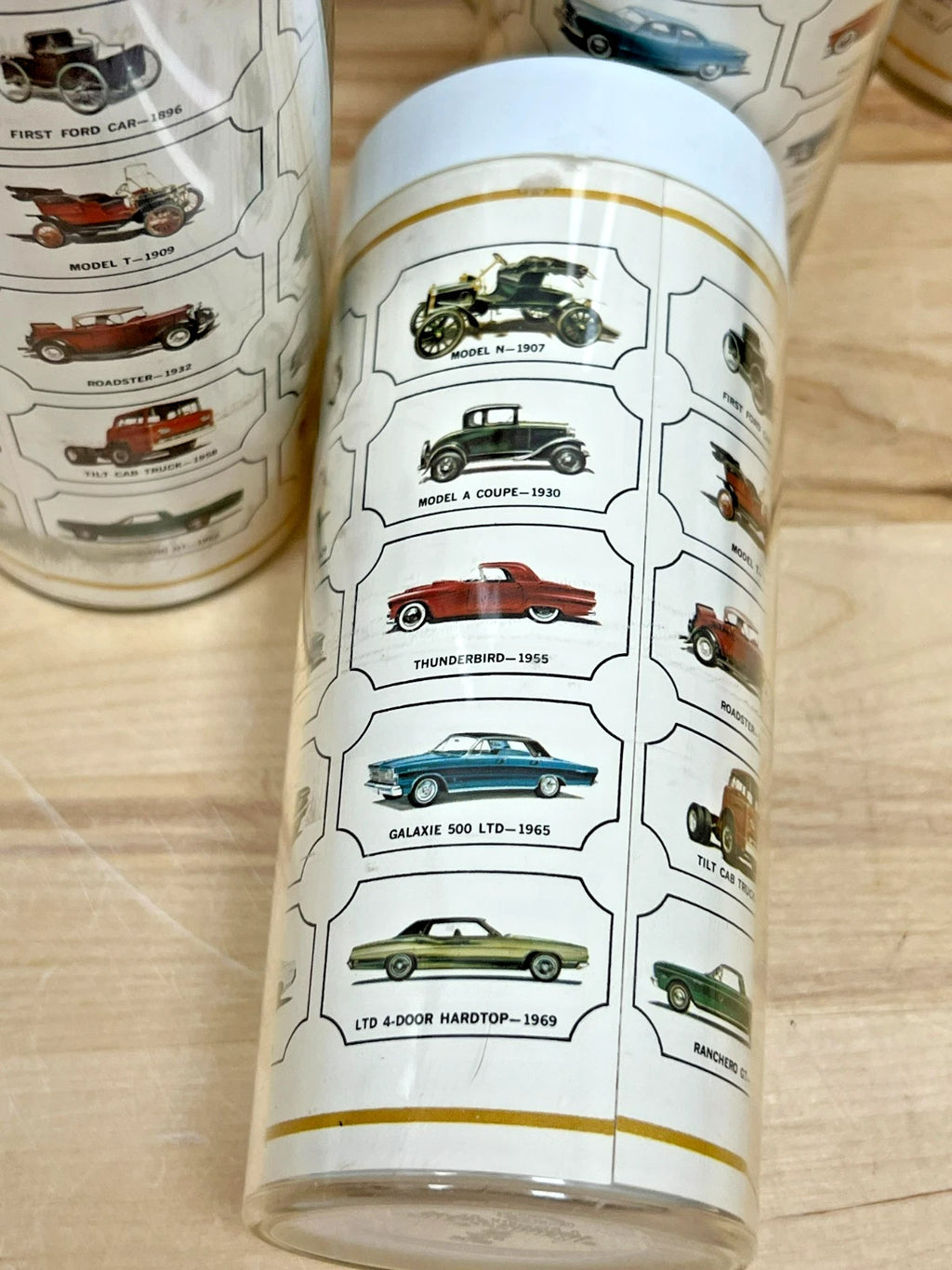 West Bend Thermo-Serv Classic Ford Cars 10 oz Tumblers - Set of 6 | eBay