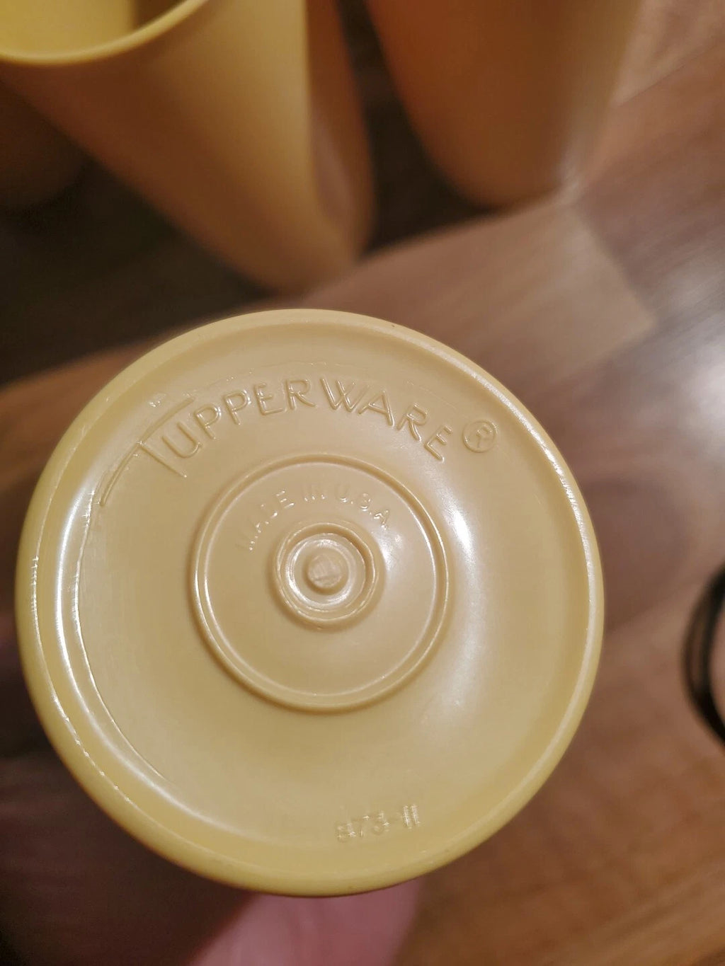 Vintage Tupperware Harvest Gold Cups Tumblers 873 12 oz Set Of 6 Retro | eBay