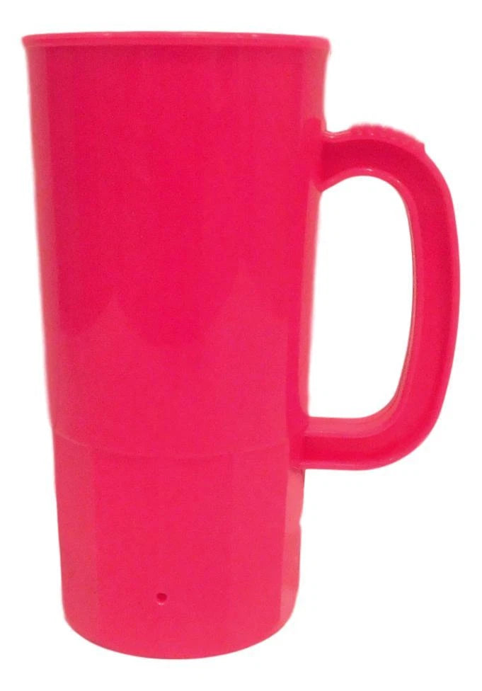 6 Large Pink 22 Oz Beer Mugs Made USA Lead Free Beer Steins Tops in Quality | eBay