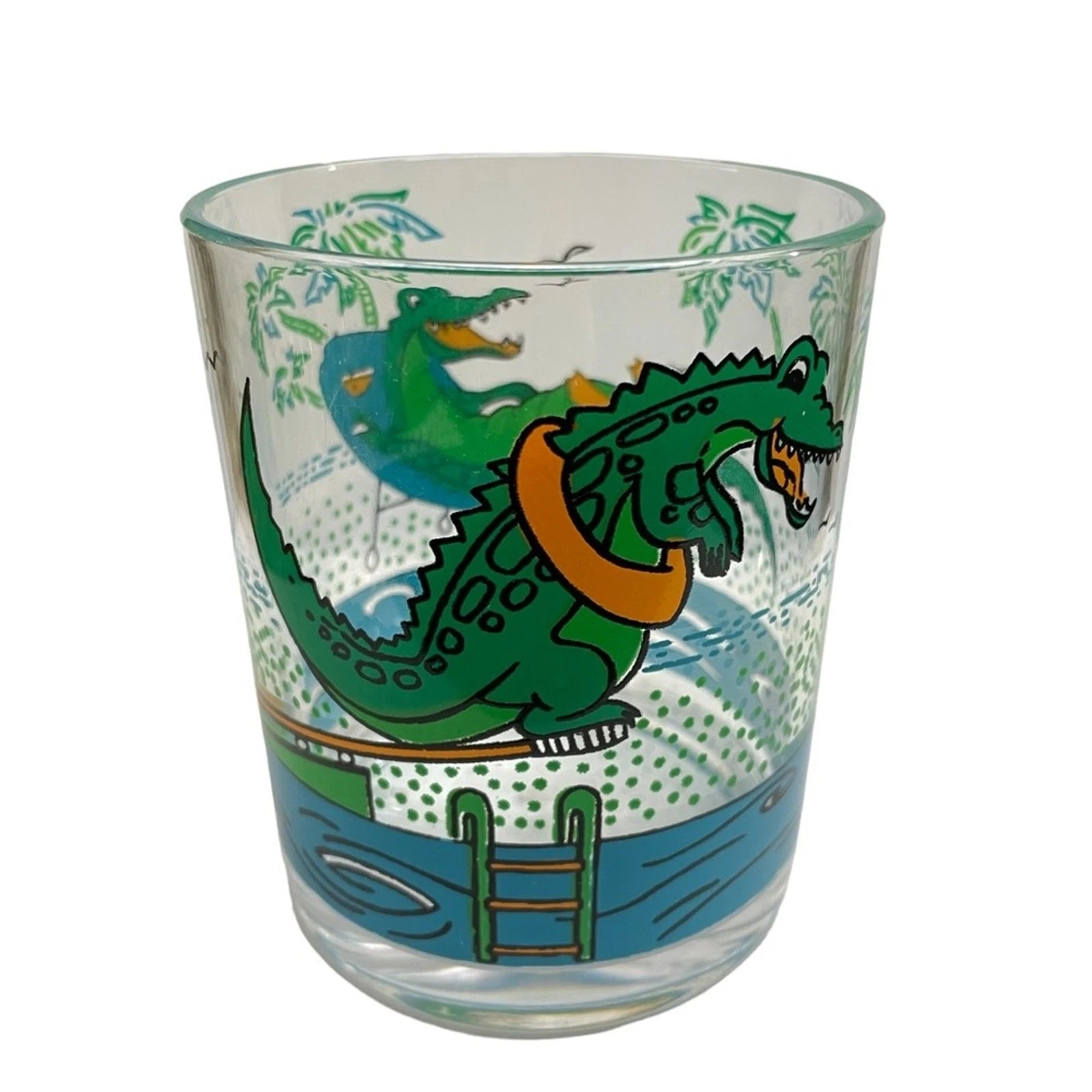Vintage Stotter Cup Tumblers Alligator Acrylic Drink Glasses Set Of 6 Gator 70s | eBay