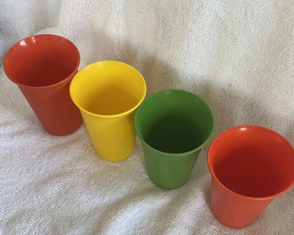 Set of 4 Tupperware Stackable Pastel Juice Glasses Tumblers 6 oz. | eBay
