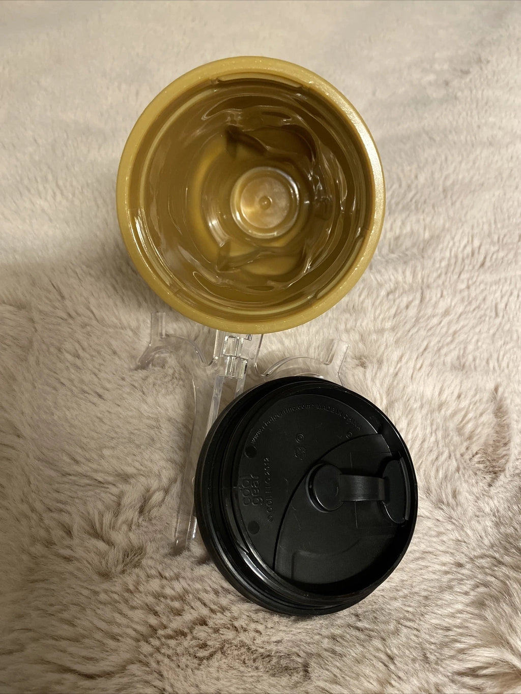 2011 Day of the Dead Skull In Gold & Pinks Drinking Glass with Lid by Cool Gear | eBay