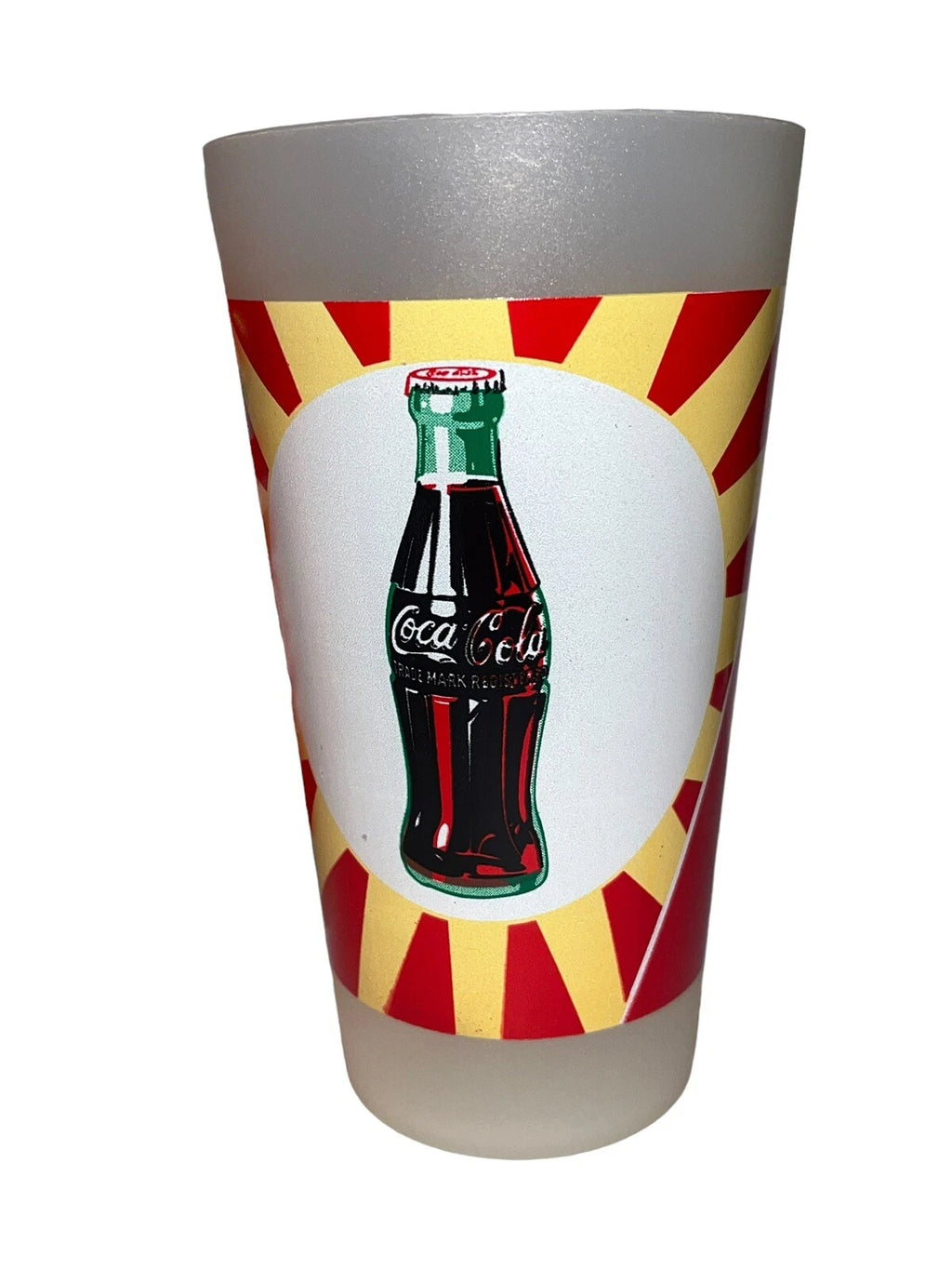 Vintage Coca-Cola Thick Plastic Tumbler Set of 6 EUC | eBay