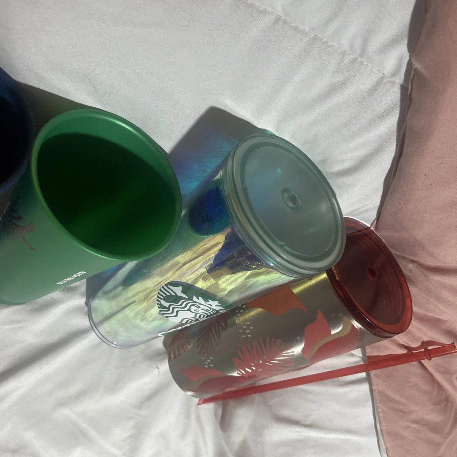 Starbucks Tumbler Cups Various Holiday Styles LOT W/ 24 oz Sparkle (6) Collector | eBay