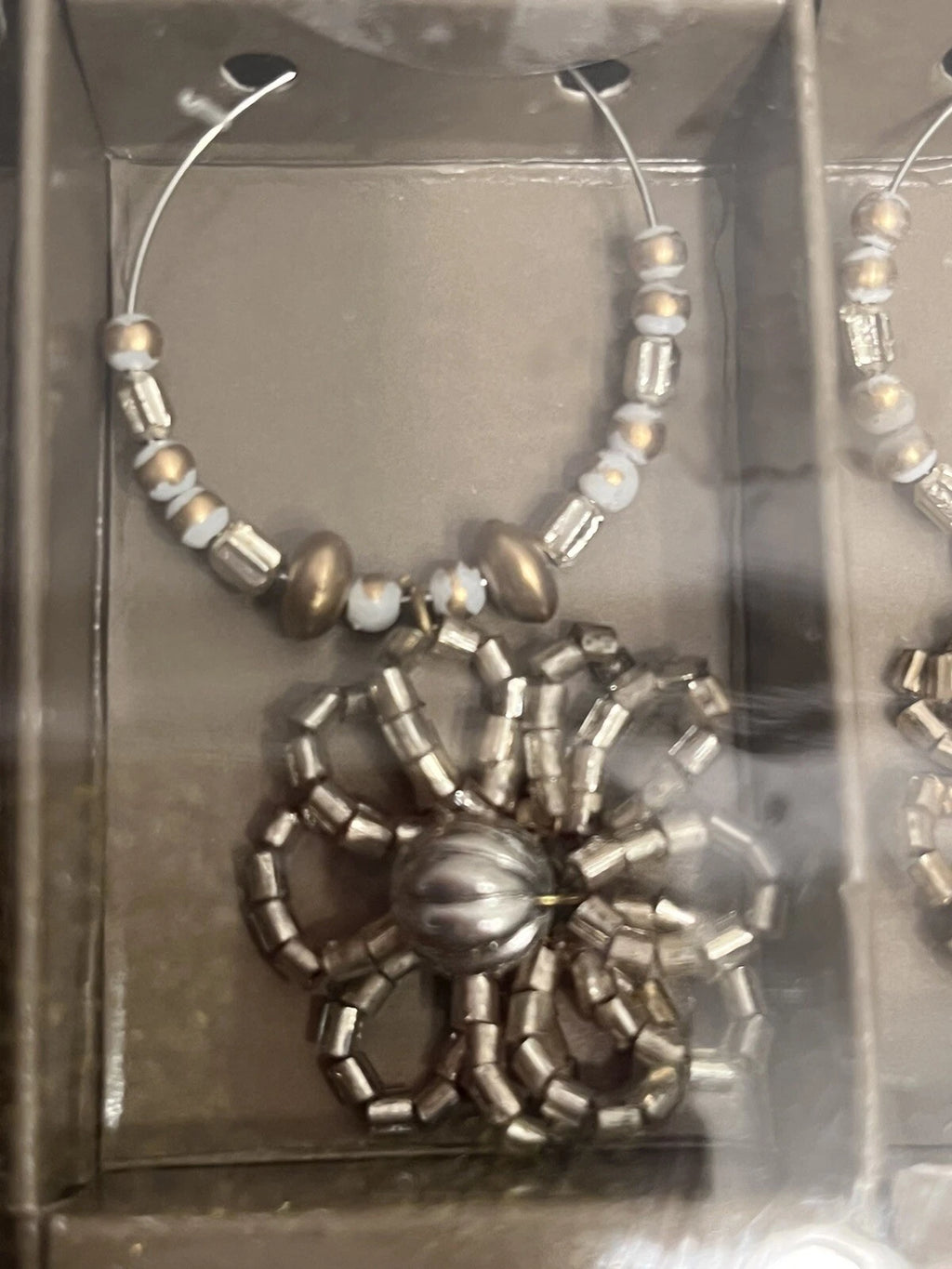 6 Boho Wine Glass Charms Pier 1 Beaded Flowers New in Pkg Set of 6 Bohemian Hip | eBay