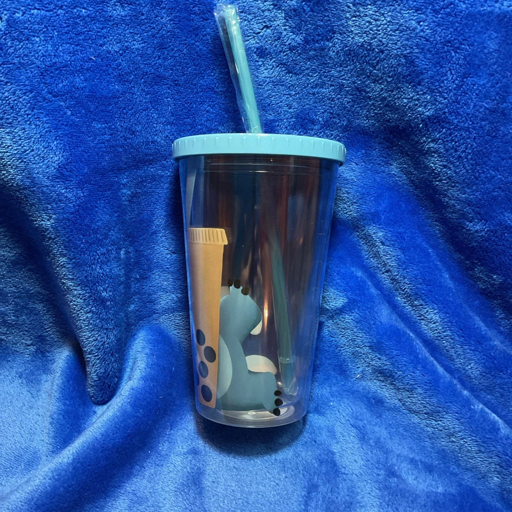 Disney Lilo & Stitch Plastic Tumbler With Straw 16oz Double Wall BPA Free NEW | eBay
