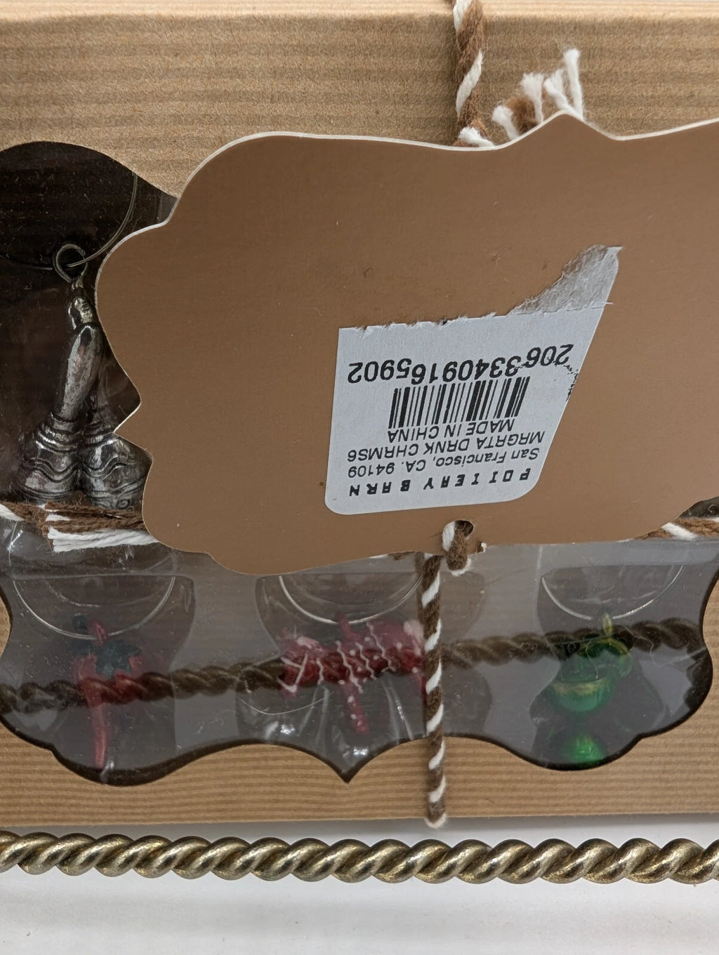 Pottery Barn Margarita Drink Charms Mexican Style Set of 6 New in Box | eBay