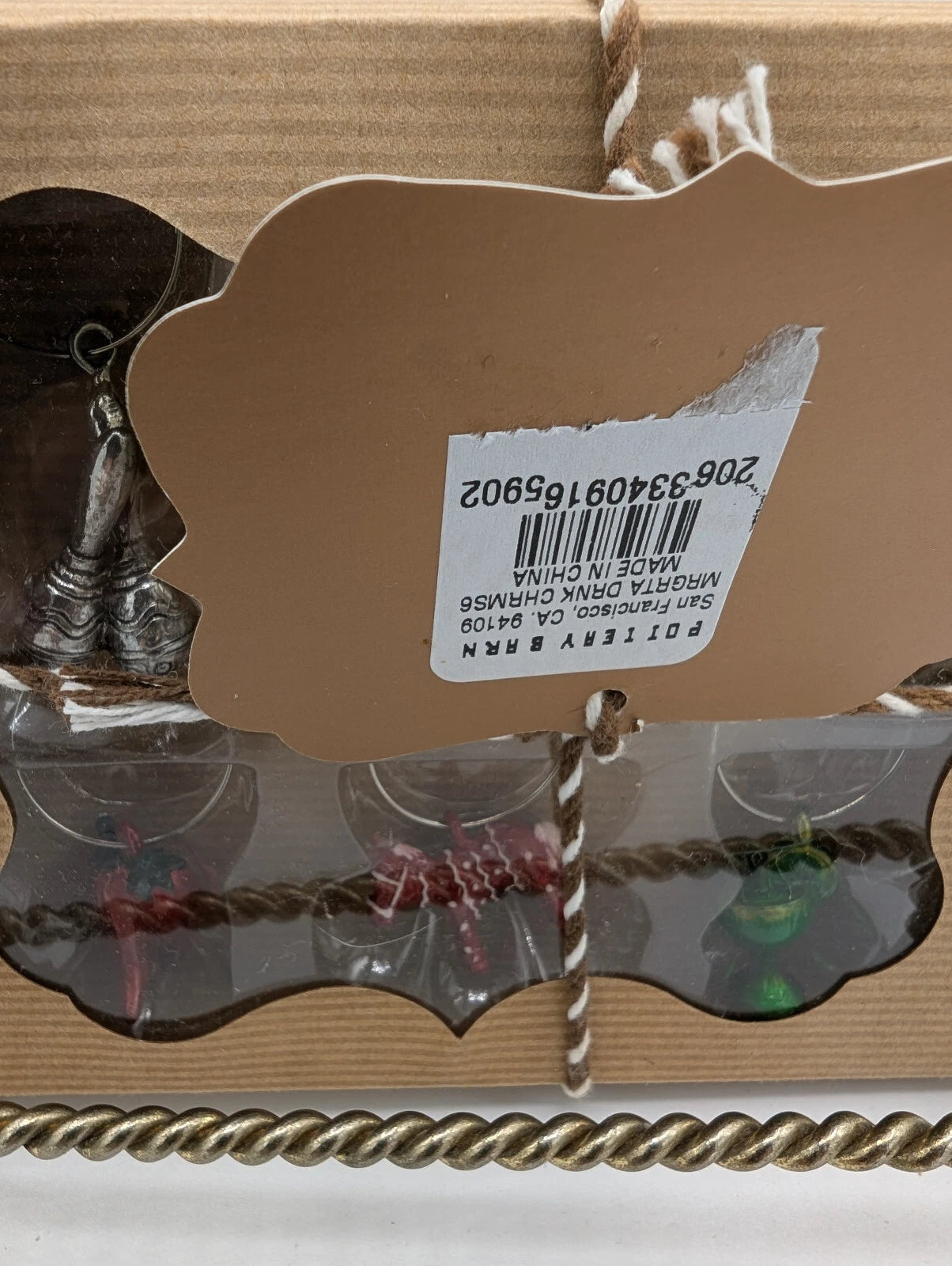 Pottery Barn Margarita Drink Charms Mexican Style Set of 6 New in Box | eBay