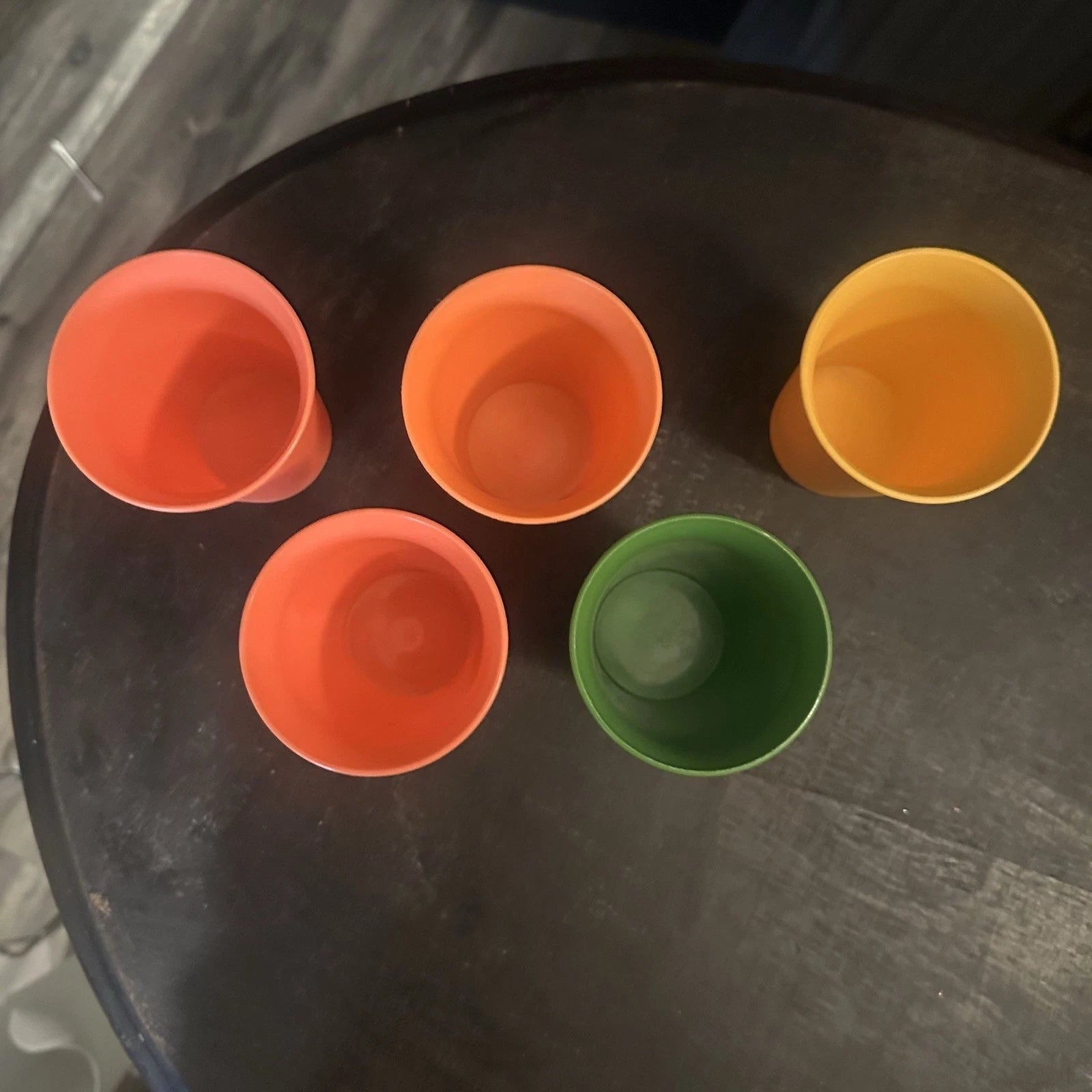 Set Of 5 Vintage Tupperware 6 Oz. Cups With Lids | eBay