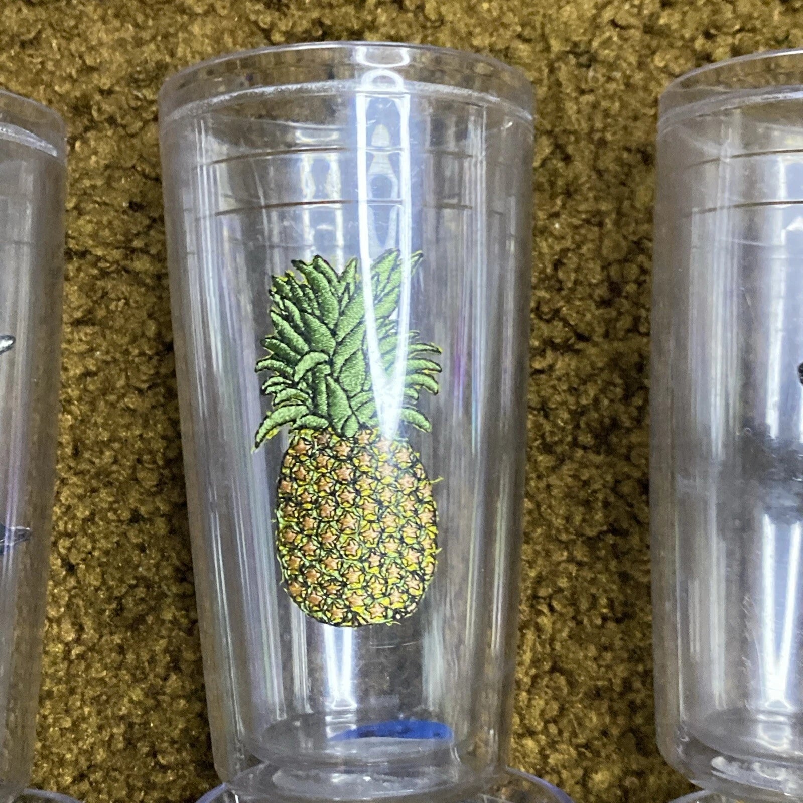 VTG Signature USA Tumblers Butterfly Loon Ladybug Pineapple Apple Patch LOT 6 | eBay