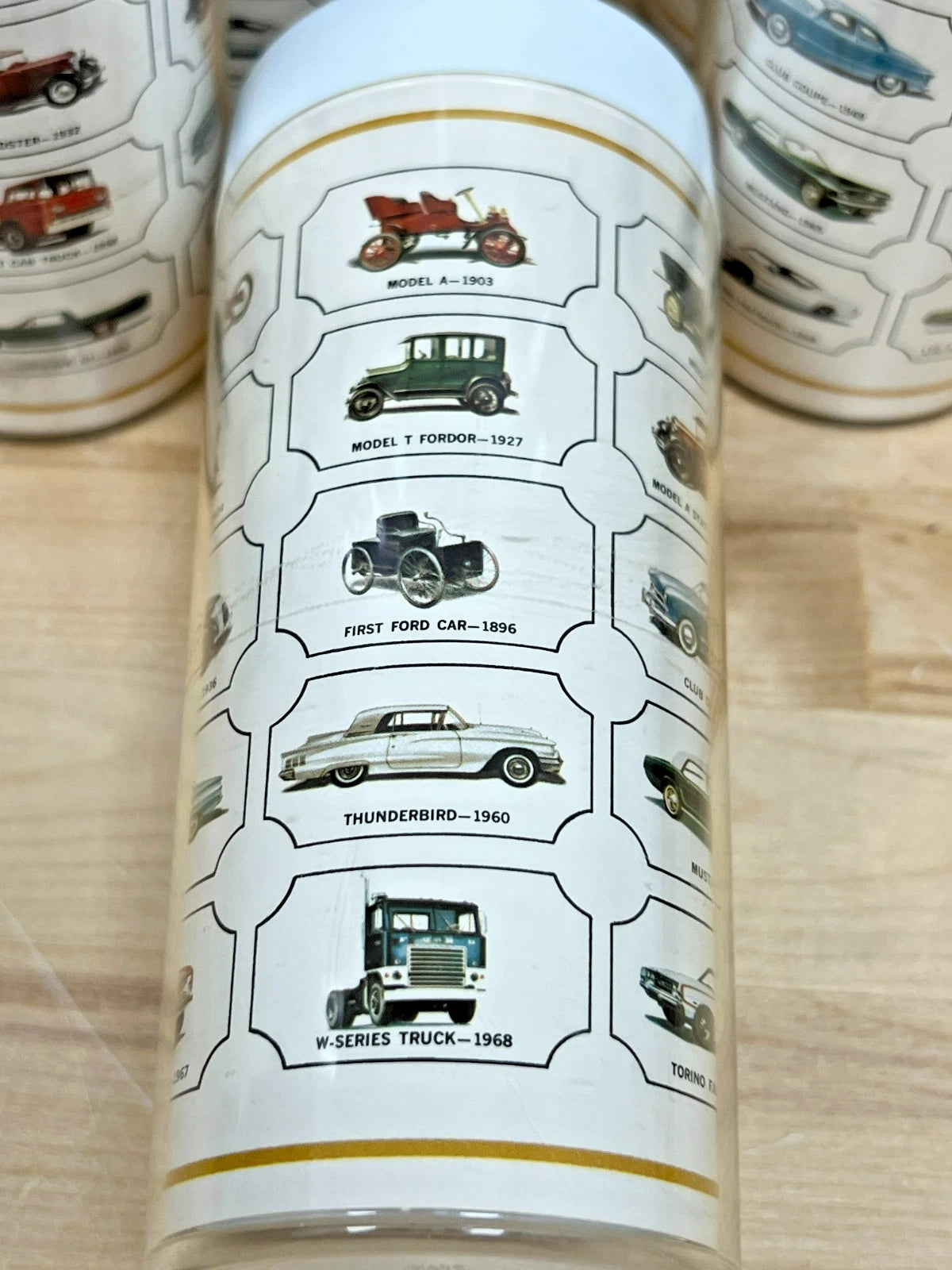 West Bend Thermo-Serv Classic Ford Cars 10 oz Tumblers - Set of 6 | eBay