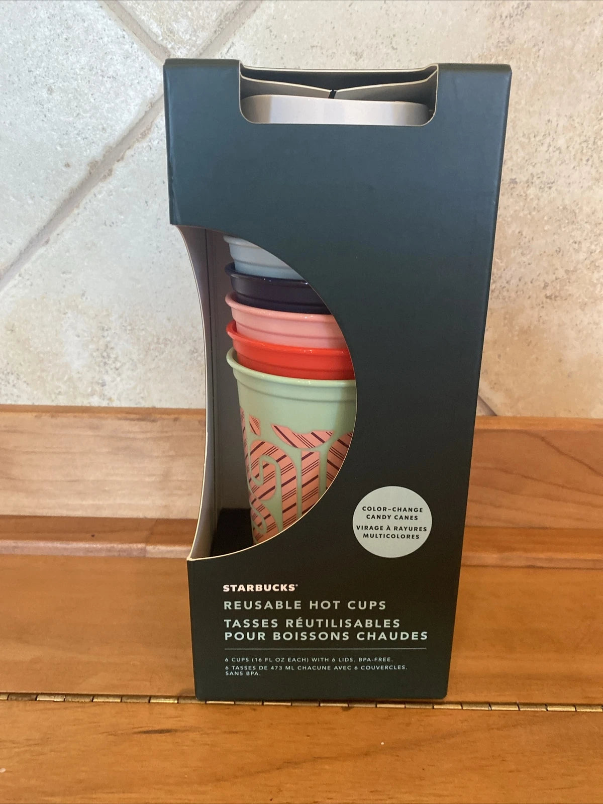 Starbucks Color Changing Candy Canes Hot Cups Reusable BPA Free 2020 NIB | eBay