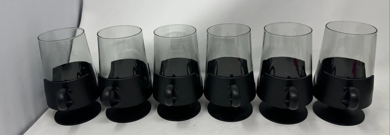 Vintage Glas-Snap Corning Ware Set Of 6. 2 Piece, Cups & Handled Plastic Holders | eBay