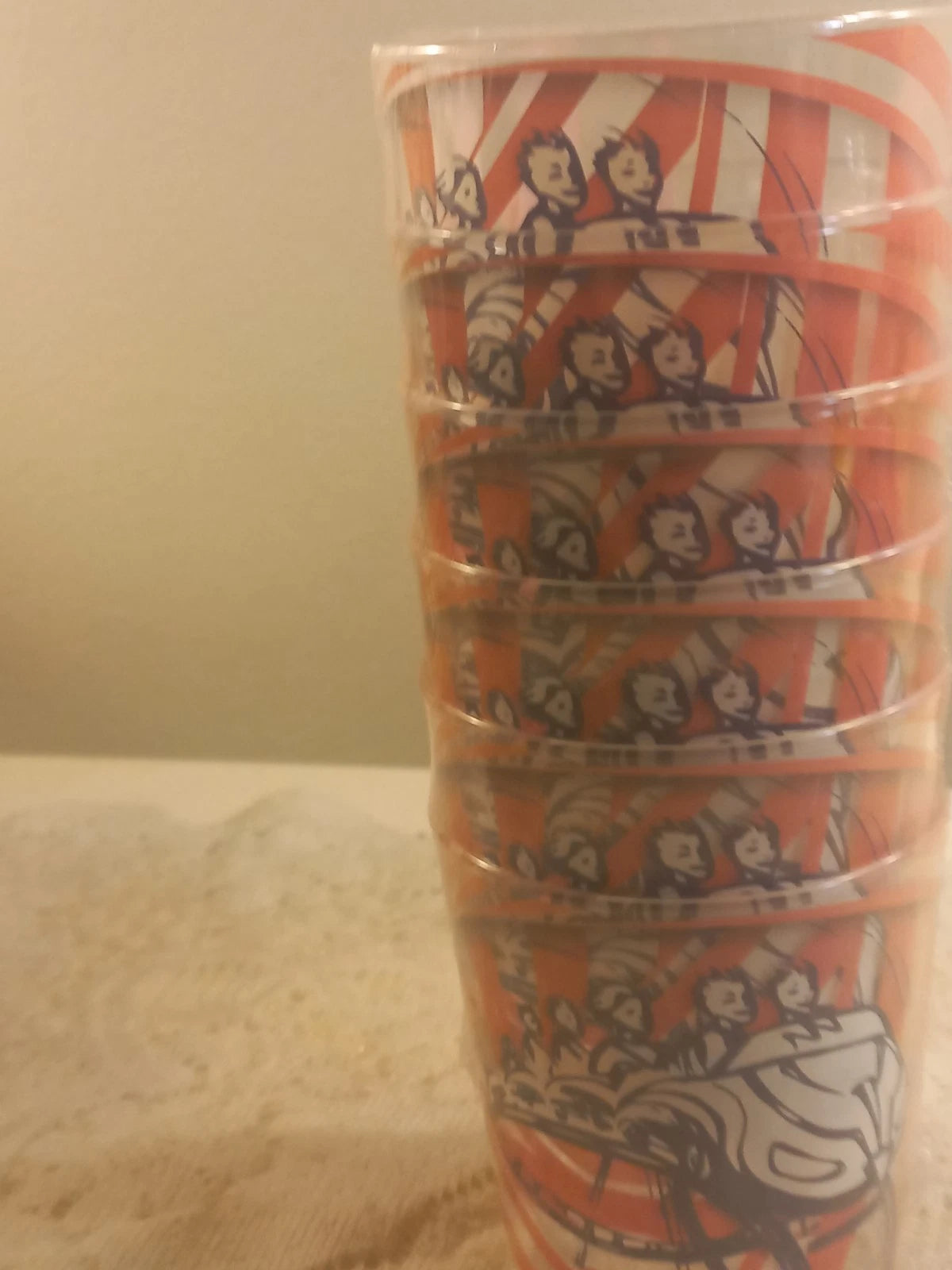 Whirley Drink Works Set Of 6 Plastic Tumblers Cocktail Glasses Rollercoaster... | eBay