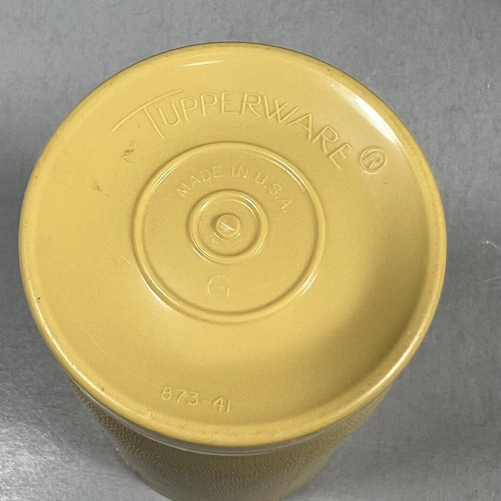 Set of 6 Tupperware Harvest Gold Stackable Tumblers 12oz Cups 873 USA Vintage | eBay