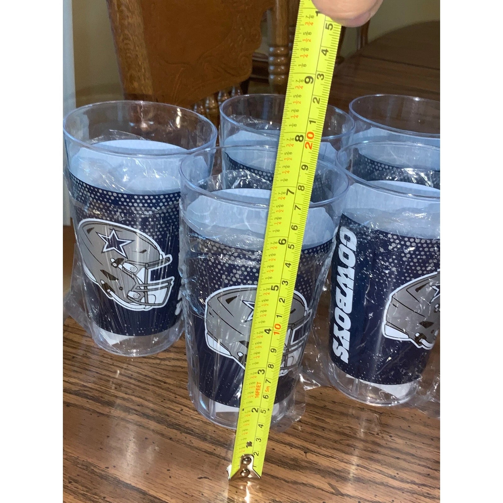 Bundle of 6 Dallas Cowboys Plastic Tumblers Set of 6 Cups Football Team Party | eBay