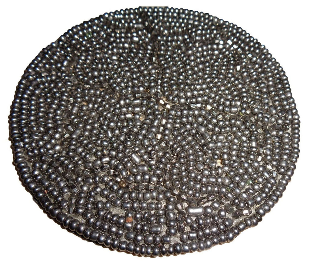 Wedding Coaster set of 6 drink coasters Handmade grey beads hand beaded gift | eBay