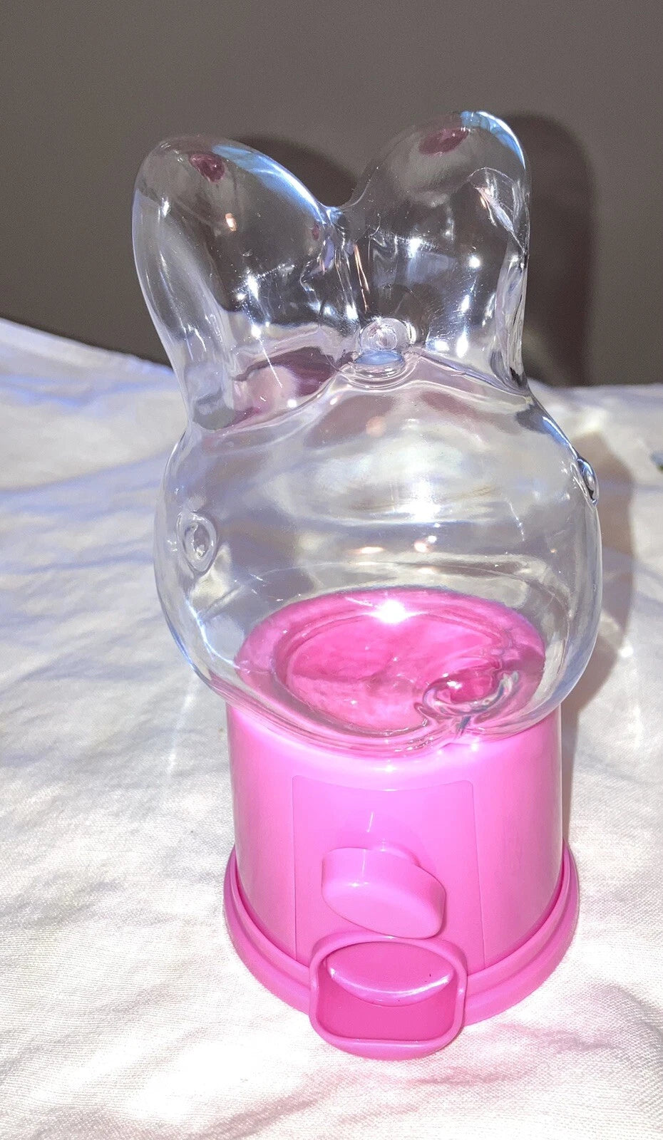 EASTER Set Of 2 Jellybean Candy Dispensers Bunny and Egg Shaped pink blue | eBay