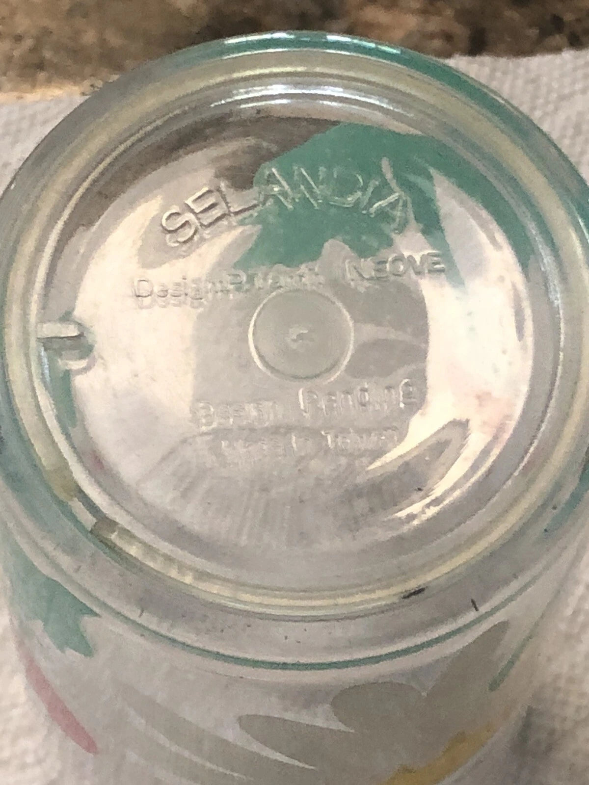 Selandia Designs Set 6 Retro Acrylic Floral Glasses Tumblers Vintage 80’s New! | eBay