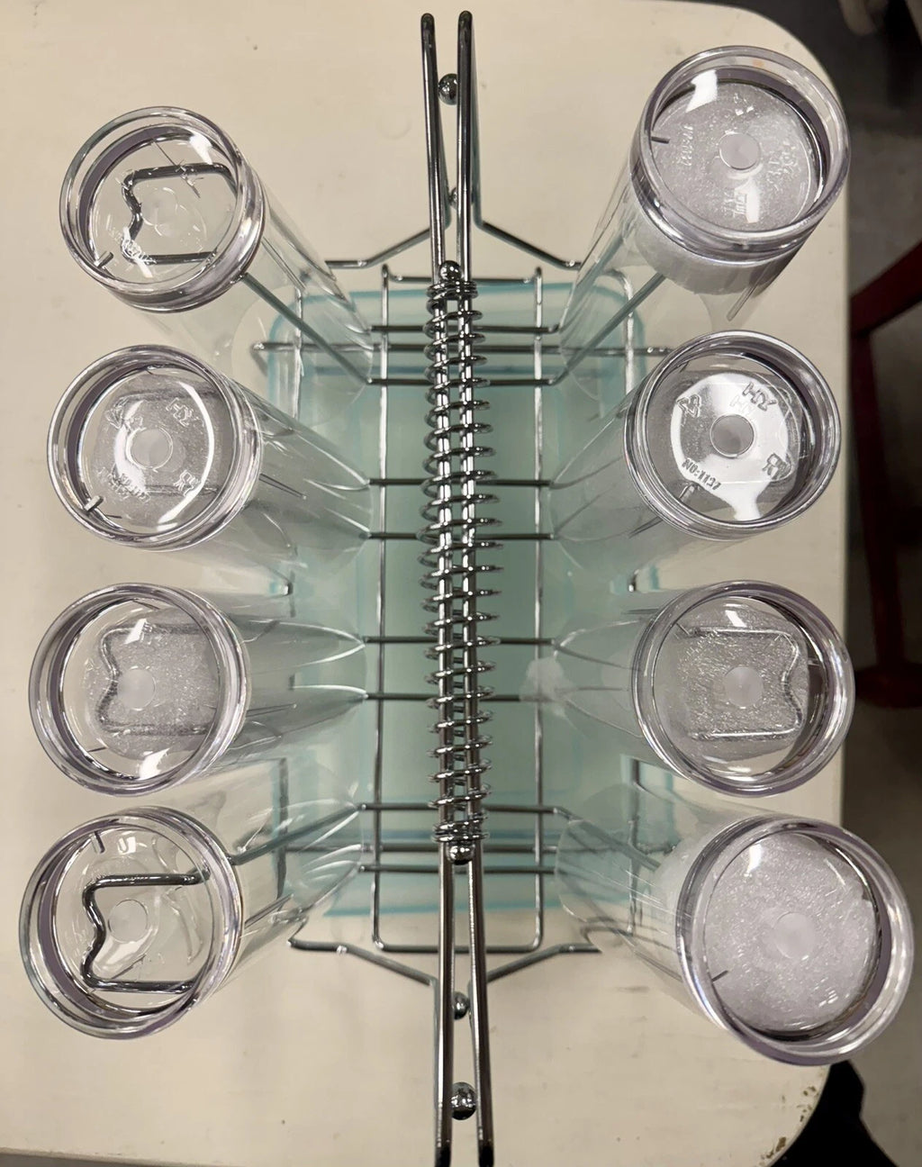 Pike Ridge Acrylic Drinking Cups - Set of 8 Includes Stainless Drink Caddy | eBay