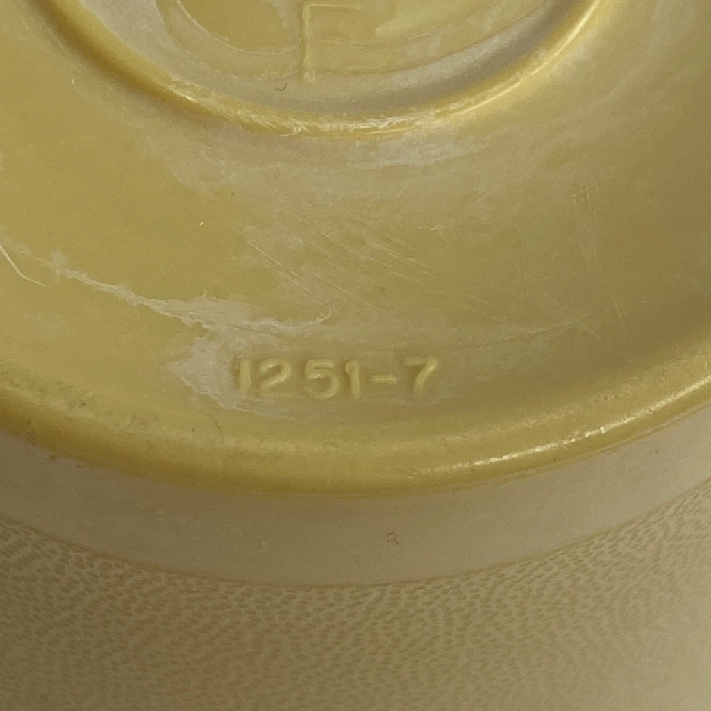 Vintage TUPPERWARE Juice Cups/Tumblers Set of 3 Mustard Yellow #1251 6 ounce | eBay