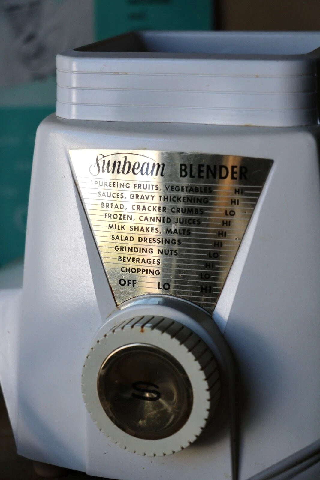 Sunbeam Automatic Blender Model BL. PAT. PENDING w/ Owners Manual Vintage | eBay