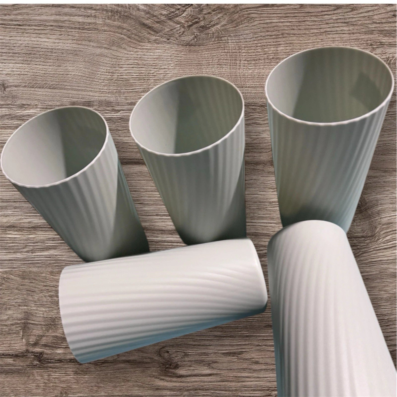 SET OF 12 packVINTAGE TUPPERWARE PASTEL 1 color OZ TUMBLERS GLASSES CUPS 115-38 | eBay