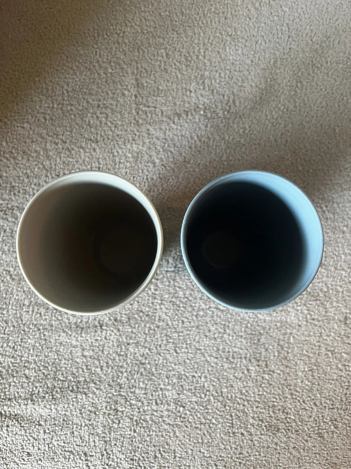 2 Tupperware 1348 16oz Tumblers Blue And Gray | eBay