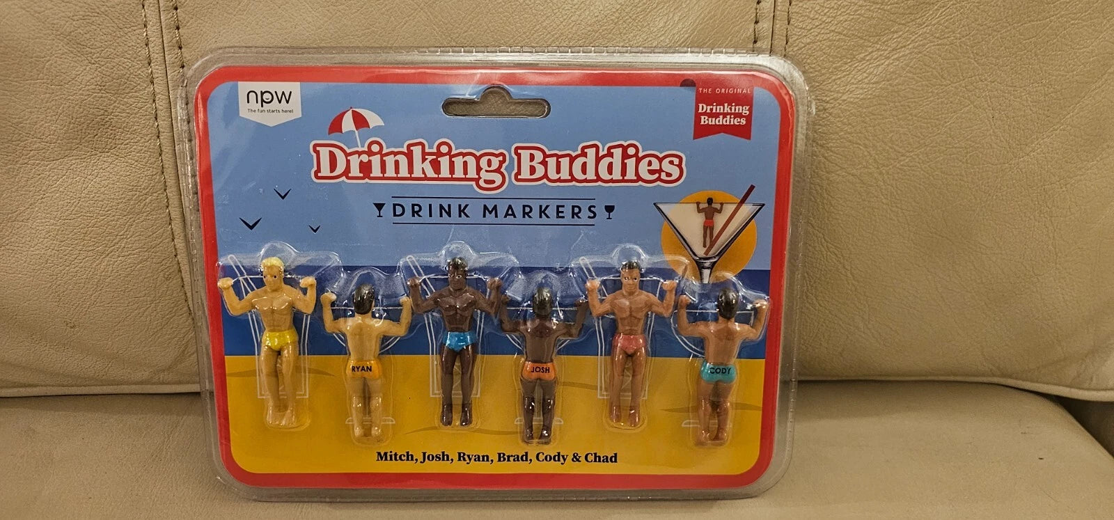 Gay Old Time Interest Drinking Buddies Bathing Beauties Cocktail Drink Markers | eBay