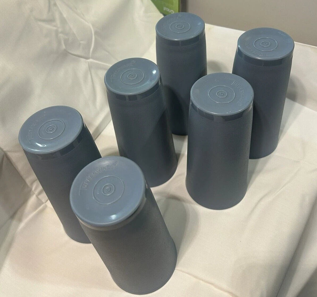 Tupperware Tumblers 16 oz LOT of 6 Cups Blue 1348-26 | eBay