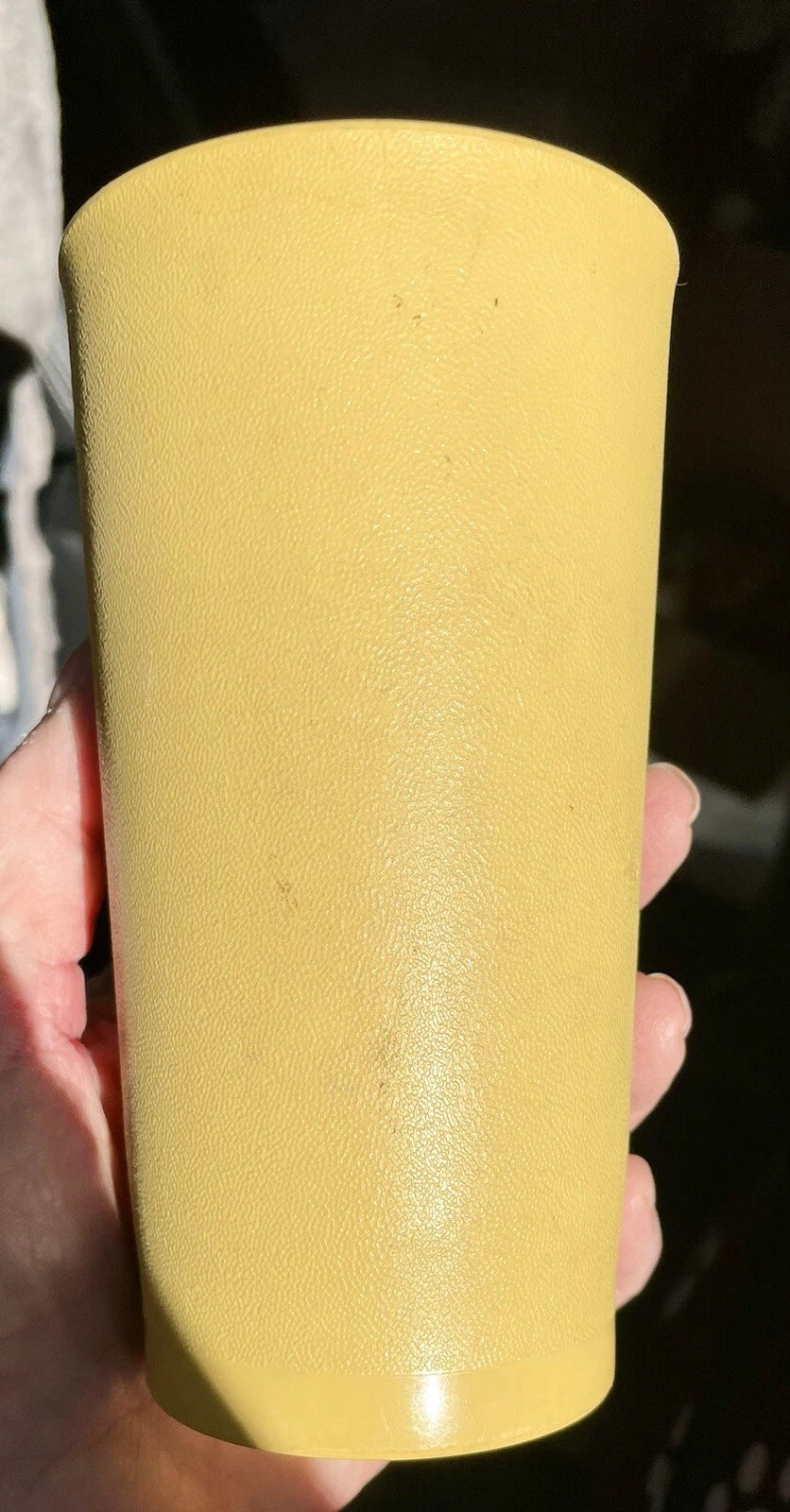 Vintage Tupperware 6 Plastic Cups Tumblers Harvest Gold | eBay